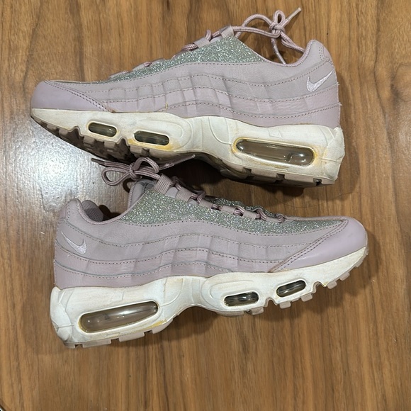 Nike AirMax, mauve color with glitter - Picture 6 of 7